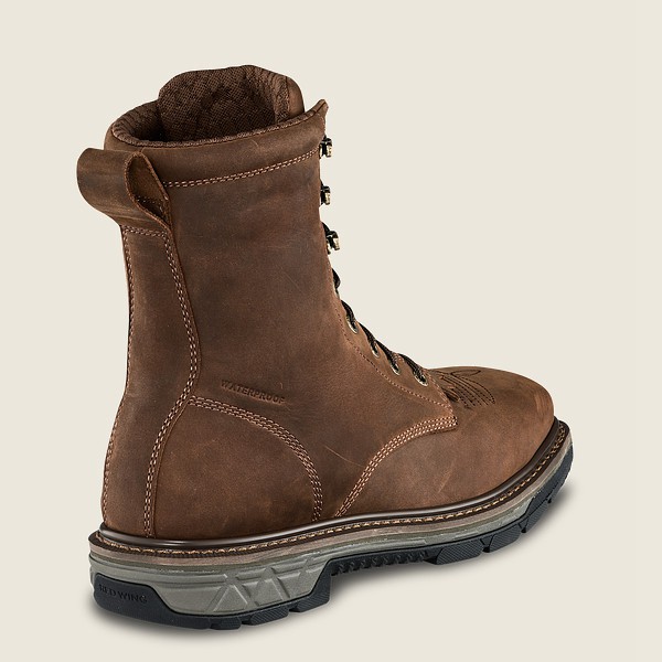 Red Wing Safety Boots Mens Brown - Rio Flex - 8-inch Waterproof Toe - 2698351-UZ